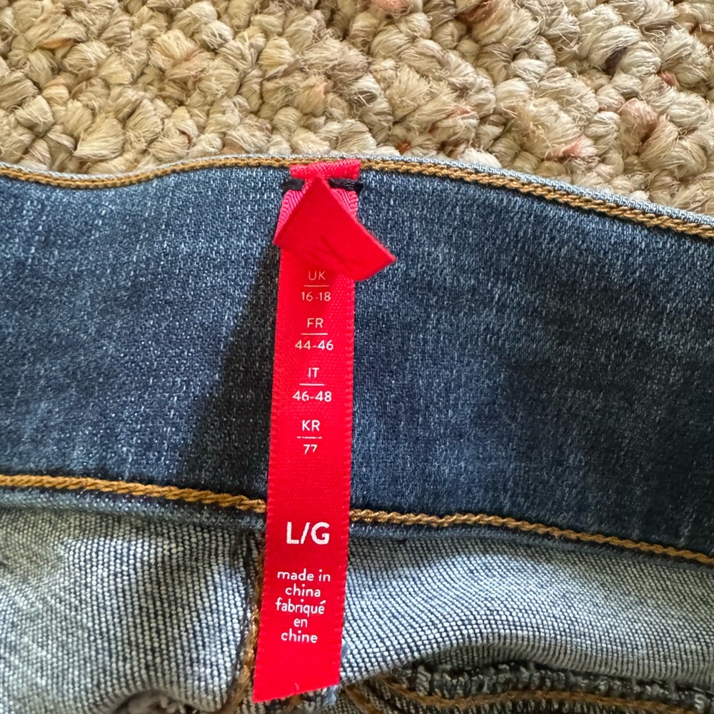 Spanx distressed jeans